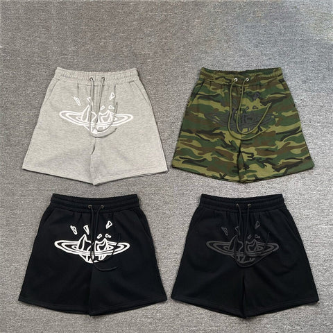 Broken Planet Puff Print Fleece Sweat Shorts