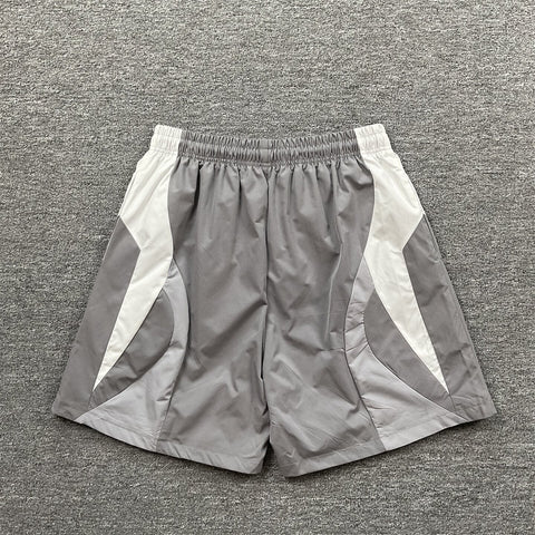 Broken Planet Embroidered Retro Color Block Shorts