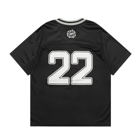 Broken Planet Retro Mesh V Neck Jersey Tee