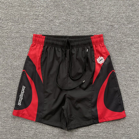 Broken Planet Embroidered Color Block Casual Shorts