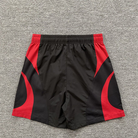 Broken Planet Embroidered Color Block Casual Shorts