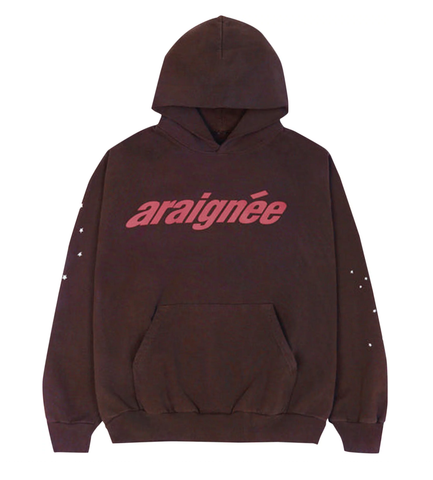 Sp5der Arraignee Hoodie Brown