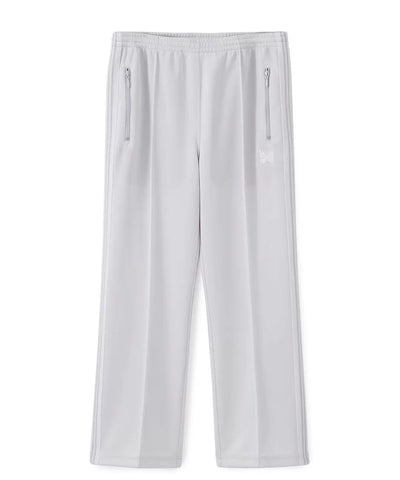 Needles Style Embroidered Butterfly Tonal Stripe Track Pants - Light Grey