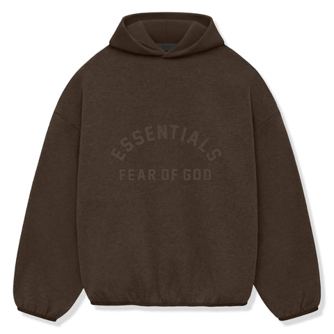 Fear Of God Essentials Core Collection Nylon Fleece Heather Wood Hoodie