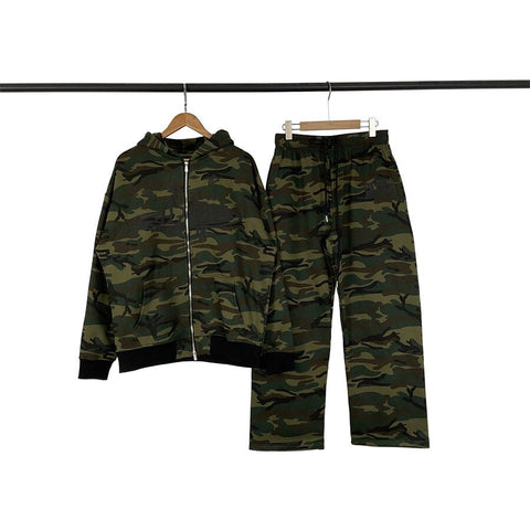 Broken Planet Puff Print Fleece Hooded Sweatsuit Set